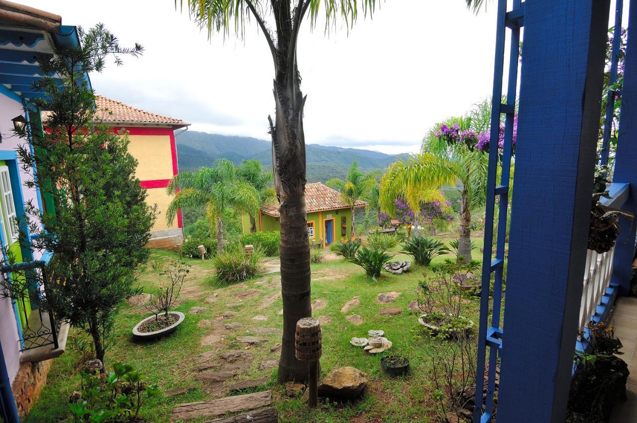 Pousada Vila Mineira Lavras Novas Esterno foto